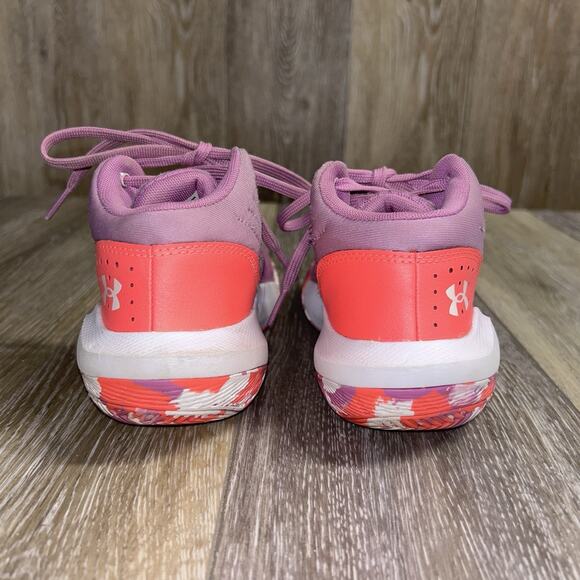 Under Armour Jet Mid Youth US Size 13K Basketball Sneaker Shoes 3024795-001 - Picture 7 of 11